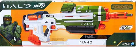 Questions and Answers: Nerf Halo MA40 Motorized Dart Blaster E9262 ...