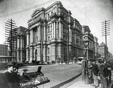 Cook County Courthouse and City Hall, Chicago Illinois. Built in 1885 ...