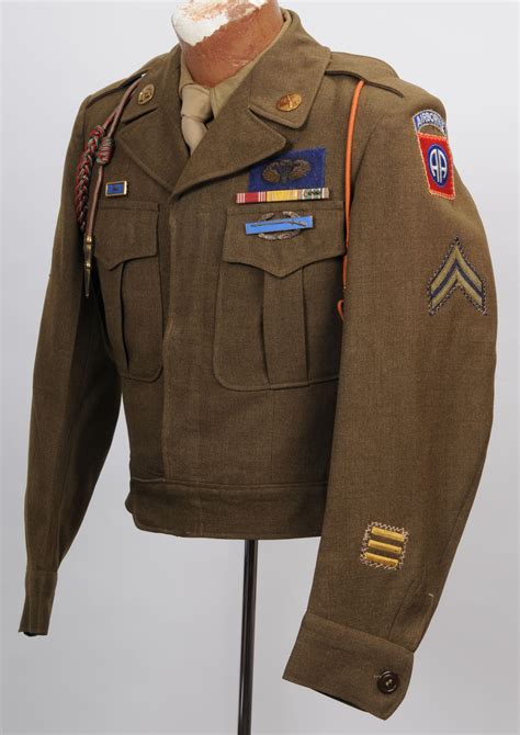 Stunning WWII US Army 82nd Airborne Division Corporal's Ike Jacket