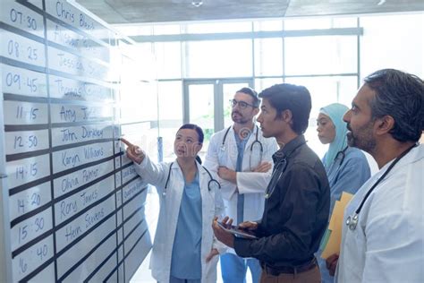 Team of Doctors in a Hospital Stock Image - Image of healthcare ...