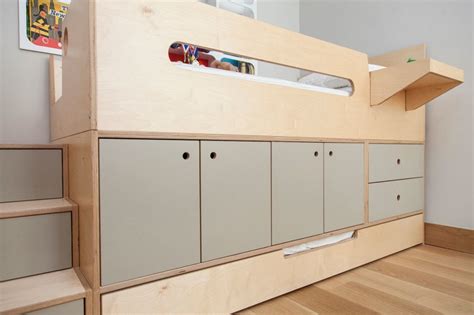 Clever raised storage bed stashes all your stuff away neatly underneath ...