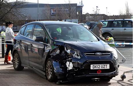 Two car crash at Asda, Wrexham - North Wales Live