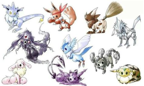 Eevee-evolutions | Eeveelutions, Eevee evolutions, Eevee