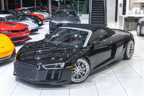 Used 2018 Audi R8 Spyder V10 plus Convertible MSRP $220,390+$25k in ...