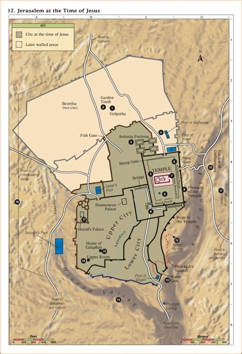 Bible Times Map Of Jerusalem - Map : Resume Examples #G28BWO01gE