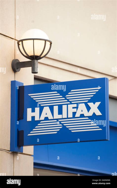 Halifax bank sign logo Stock Photo - Alamy