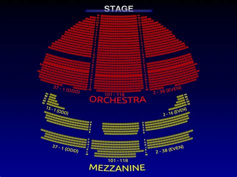 George Gershwin Theatre: Wicked 3-D Broadway Seating Chart | Broadway Scene