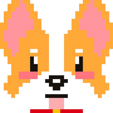 Pixel Art Corgi Cute Cartoon 15270070 PNG