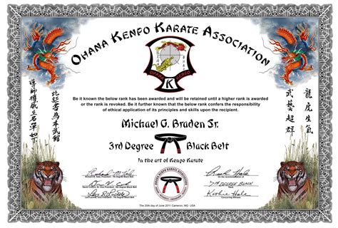 Pin by Douglas E Hamilton on Martial Art Certificate around the world - BEAUTIFUL | Kenpo, Kenpo ...