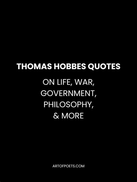 45 Thomas Hobbes Quotes on Life, War, Government & Philosophy (Analyzed)