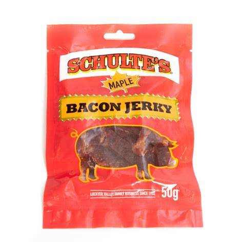 50g MAPLE BACON JERKY | Schulte's