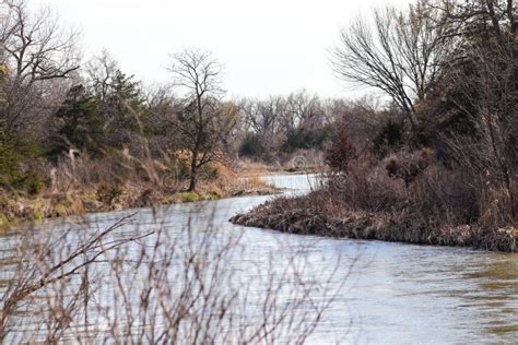 Photo of the Platte River in Nebraska Stock Image - Image of beaver ...