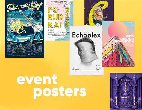 Event Posters Examples With Designs That Bring The Hype | RGD
