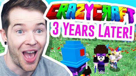 Playing Minecraft CRAZYCRAFT 3 Years Later! - YouTube