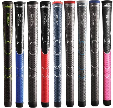 Winn Dri-Tac Golf Grips, All Sizes and Colors Available - Grips