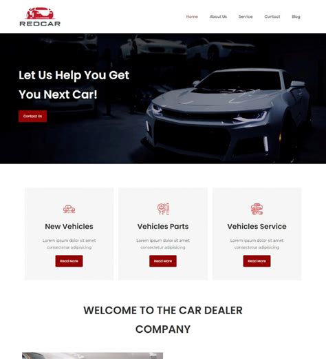 Redcar - Car Dealer Joomla Template- TemplateToaster