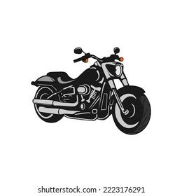 Motorcycle Silhouette Black White Stock Vector (Royalty Free) 2223176291 | Shutterstock