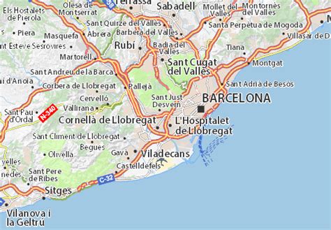 MICHELIN Esplugues de Llobregat map - ViaMichelin