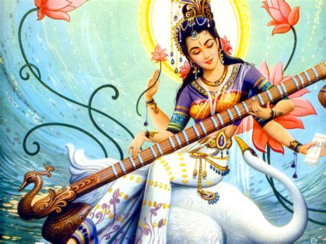 Maa Saraswati HD Wallpapers - Vidya Ki Devi Hindu Goddess Pics | God ...