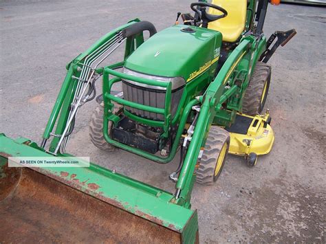 John Deere 2305 Tractor Loader Backhoe Mower