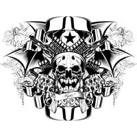 Download Skull Tattoo Free Png Image HQ PNG Image | FreePNGImg