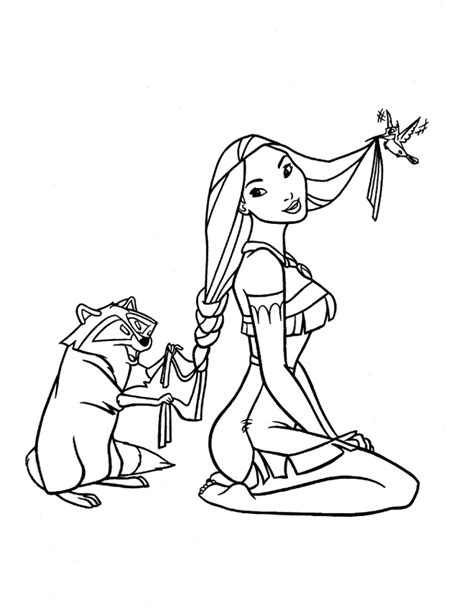 Disney Pocahontas Coloring Pages - Coloring Home