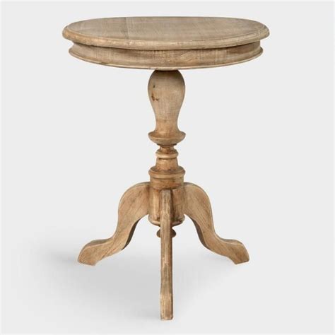 Handcrafted in Indonesia, our round side table is constructed of solid ...