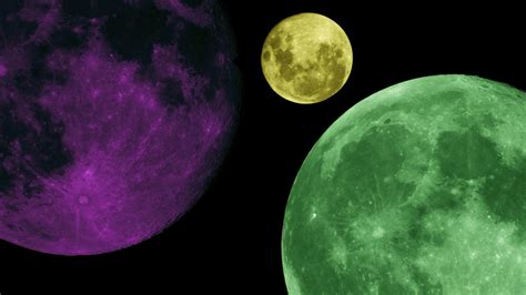 Colorful Moon Wallpaper by CookieClickerHD on DeviantArt