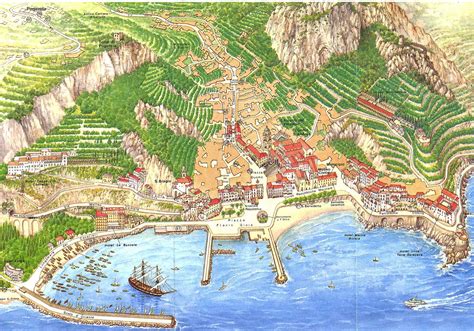 Mapas de Amalfi - Itália | MapasBlog