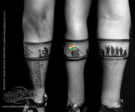 " Tribute to Indian Army " Tattoo By- Rahul Baarve TATTOO UDDHYOG www ...