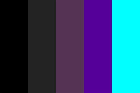 Dark with Cyan Color Palette