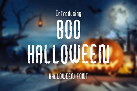 Boo Halloween Font by Arty RR · Creative Fabrica