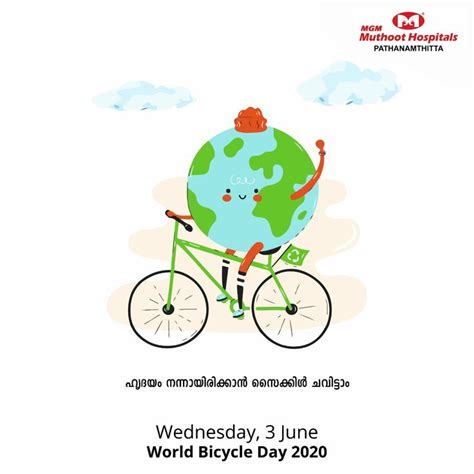 World bicycle day creative design poster june 3 | Social media ...