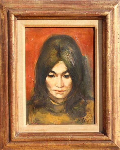 Jan De Ruth - Portrait of a Girl, Oil Portrait Painting by Jan de Ruth For Sale at 1stDibs