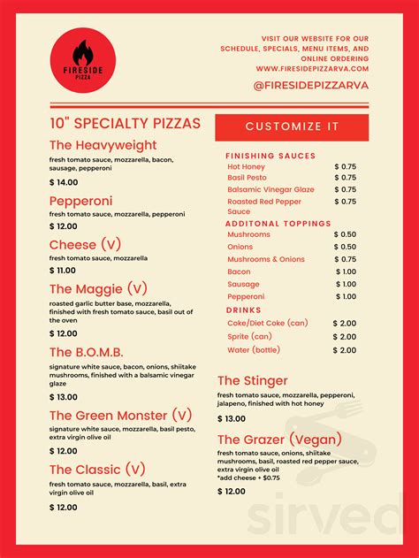 Fireside Pizza (Food Truck - Check Out Social Media For Curr menu in ...