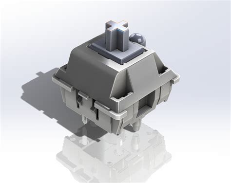 Cherry MX switches 樱桃MX轴 | 3D CAD Model Library | GrabCAD