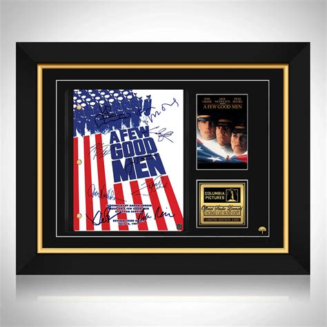 A Few Good Men Script Limited Signature Edition Custom Frame | RARE-T