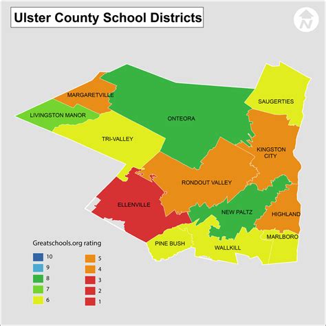 Ulster County School Districts - School Information and District Map ...