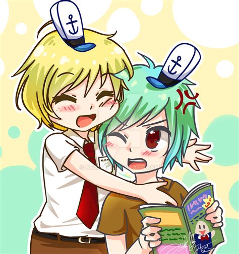 spongebob and squidward anime version! by nezzh on DeviantArt