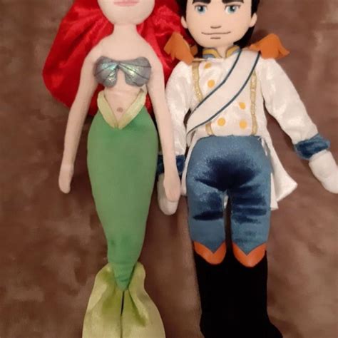 The Little Mermaid and Prince Eric plush toys in B61 Bromsgrove for £10.00 for sale | Shpock