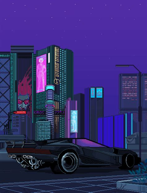 Cyberpunk 2077 pixel art (OC) : r/cyberpunkgame