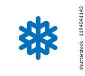 Photo of graphic blue snowflakes | Free christmas images