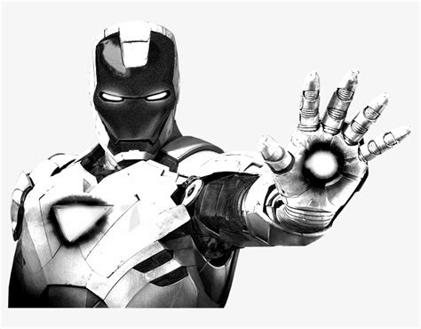 Iron Man Black And White Wallpapers - Iron Man Black And White Armor ...