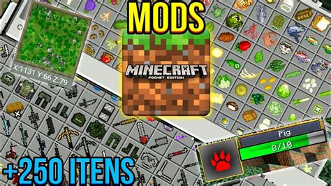 PACK DE MODS PARA MINECRAFT PE 1.10.0.4/1.9 - COMO INSTALAR MODS ...