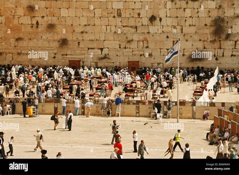 Prayers near the Wailing(Western ) Wall in Temple Mount of Jerusalem.Israel Stock Photo - Alamy