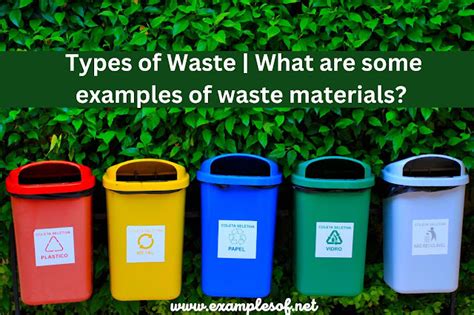 Types of Waste | What are some examples of waste materials?