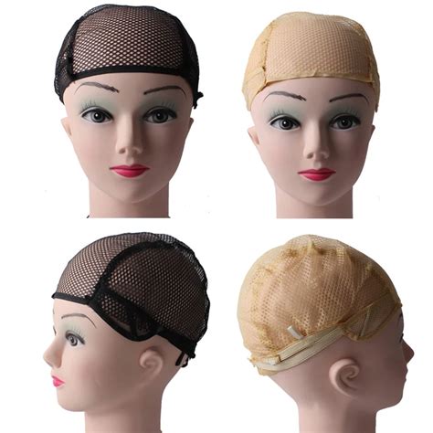 Hot Sale 5 Pcs/Lot Lace Wig Caps For Making Wigs And Hair Weaving Stretch Adjustable Wig Cap Hot ...