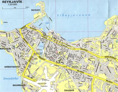 Reykjavik Map - Iceland