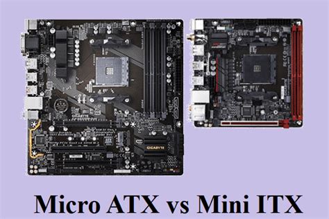 Micro ATX VS Mini ITX: Which One Should You Choose? - MiniTool | Mini itx, Atx, Mini