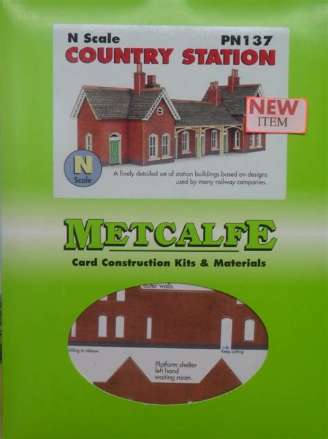 Metcalfe Building Kits – N Scale – N GAUGE COUNTRY STATION – #PN137 – Mr Models